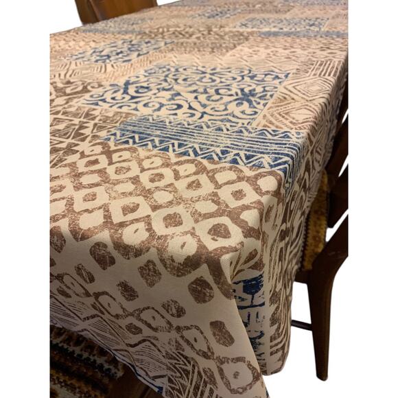 Tablecloth 60 x 84 Inch Kalahari Print Fabric Table Linen - Picture 5 of 5